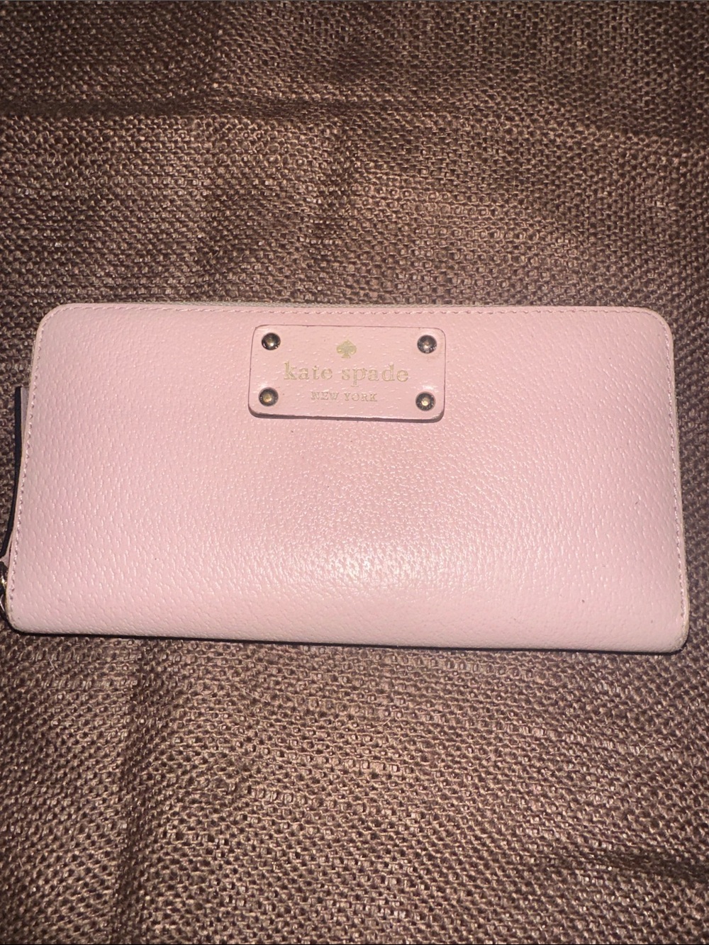 Kate Spade Pink Wellesley Neda Zip Around Wallet
